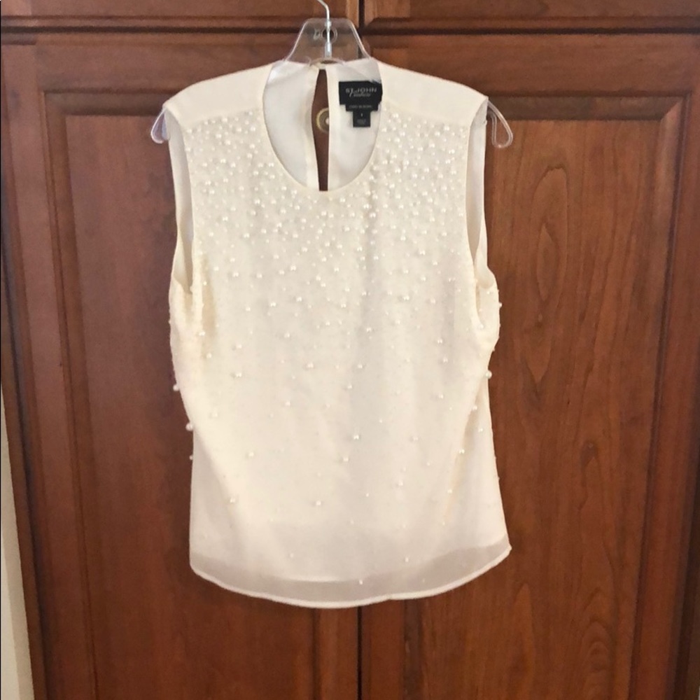 Beautiful St. John Couture Ivory sheath